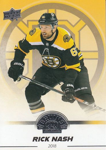 řadová karta RICK NASH 23-24 UD Boston Bruins Centennial číslo 97